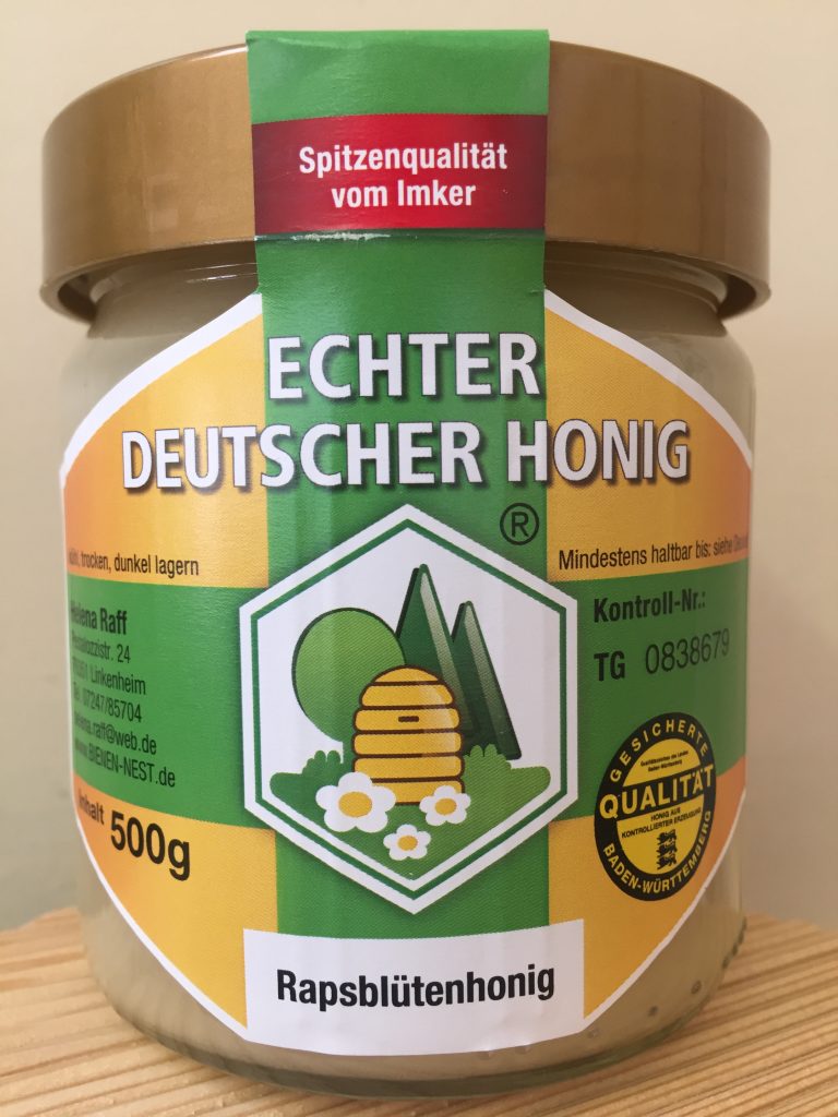 Rapshonig cremig gerührt
